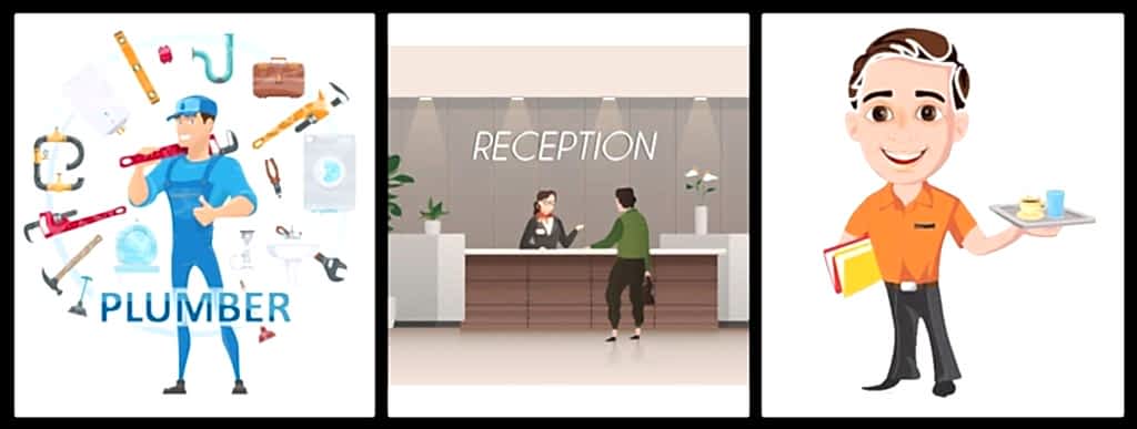 Support services Tea Boy , Office Assistant, Receptionist